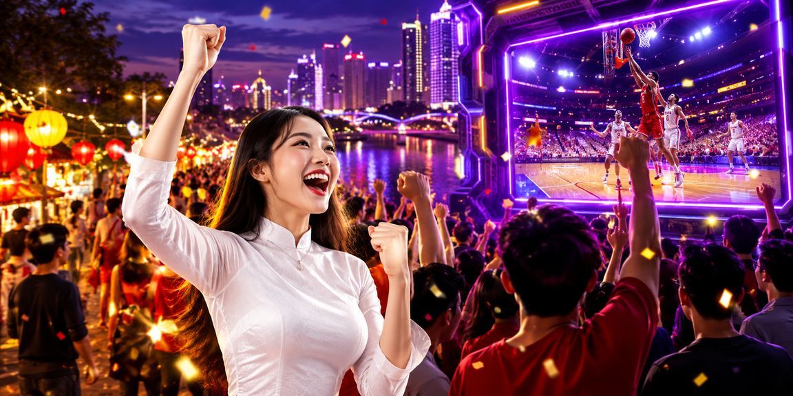 Người dùng Hà Nội theo dõi kèo bóng rổ và thể thao trực tuyến qua điện thoại